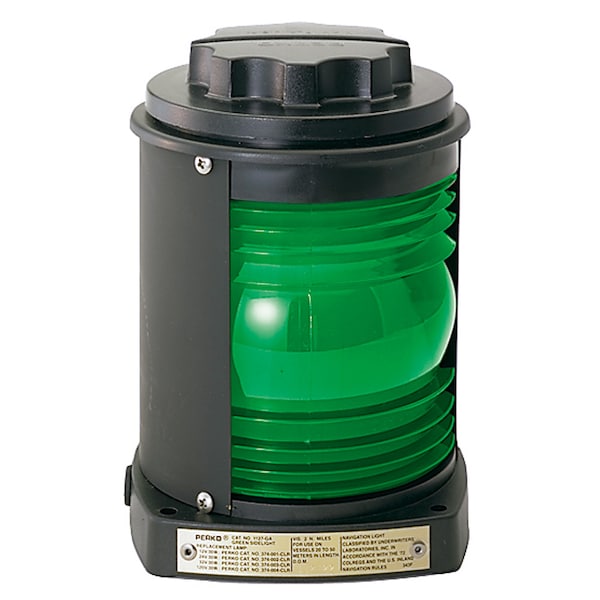Black Plastic Green Side Light